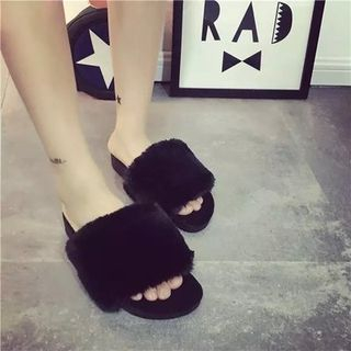 Chryse Faux Fur Slippers