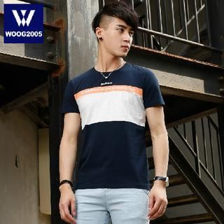 WOOG Short-Sleeve Color-Block T-Shirt