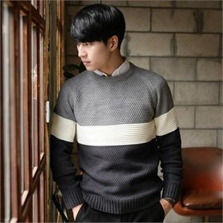 STYLEMAN Color-Block Sweater