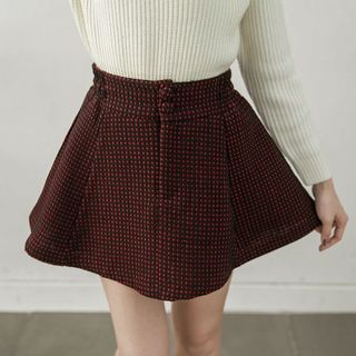 Tokyo Fashion Dotted A-Line Skirt