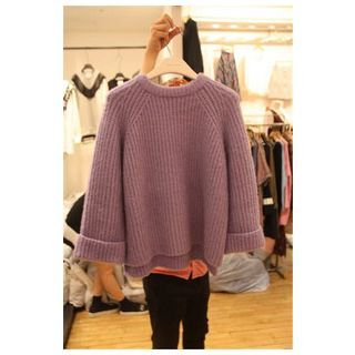 Ashlee Raglan-Sleeve Sweater