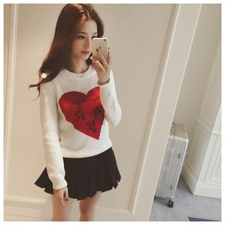 Ashlee Heart Knit Top