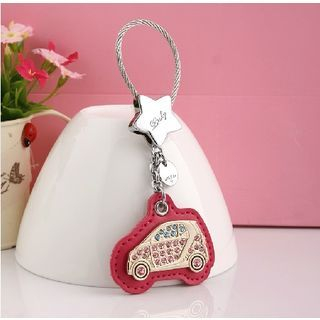 MILESI Rhinestone Car Keychain