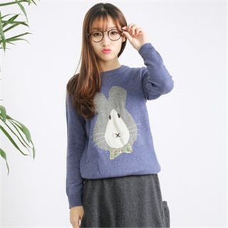 11.STREET Long Wool Sweater