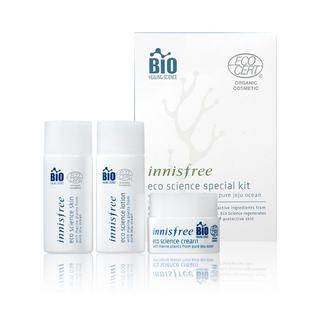 Innisfree - Bio ECO Science Special Kit (3 items): Skin 15ml + Lotion 15ml + Cream 5ml 3 pcs