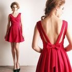 Sleeveless Bow-Back Party Dress от YesStyle.com INT Sleeveless Bow-Back Party Dress от YesStyle.com INT