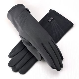 RGLT Scarves Buttoned Gloves