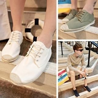 JUN.LEE Lace-Up Casual Shoes