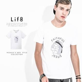 Life 8 Short Sleeved Print T-shirt