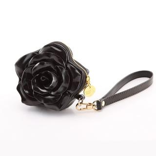 Adamo 3D Bag Original Rose Rugosa 3D Coin Purse Black - One Size