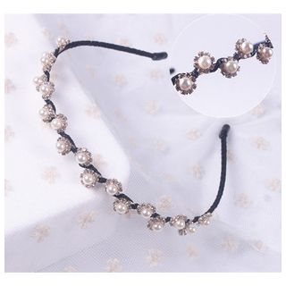 Cassia Faux Pearl Hair Band