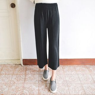 JUSTONE Band-Waist Wide-Leg Knit Pants