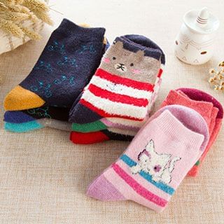 Home Simply Printed Socks