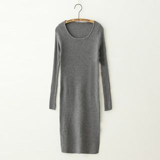 Meimei Ribbed Knit Dress