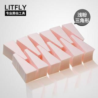 Litfly Triangel Makeup Sponge (Pink) 12 pcs