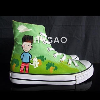 "Cute Lovers" High-Top Sneakers