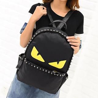 Youme Studded Monster Nylon Backpack