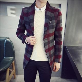 Bay Go Mall Gingham Coat