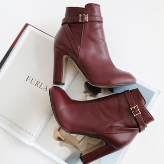 Cherryville Buckled Ankle Boots