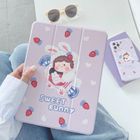 Rabbit Cartoon Print iPad Case