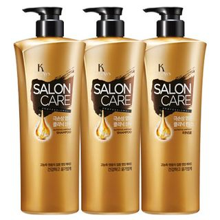 Kerasys Salon Care Damage Ample Clinic Set: Shampoo 470ml + Shampoo 470ml + Rinse 470ml 3pcs