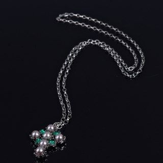 Seirios Beaded Jeweled Necklace