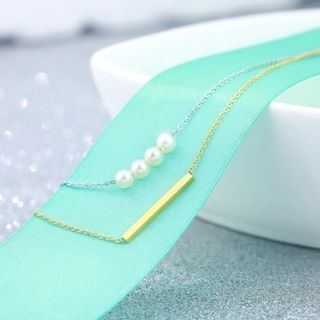 LoveGem Layered Pearl Necklace