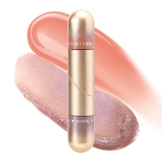 DEROL - Romantic Love Words Dewy Lip Gloss - 7 Colors #04 Affection - 5ml