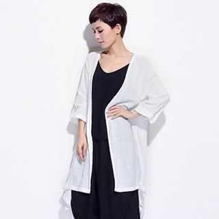OnceFeel 3/4 Sleeved Open-front Cardigan