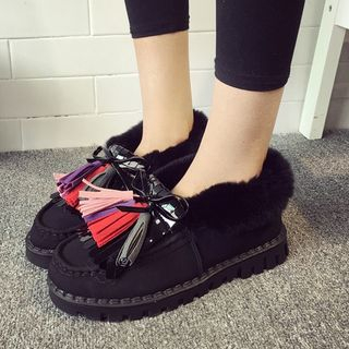 Lynnx Fringe Moccasins