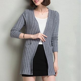 Fashion Street Cable Knit Cardigan