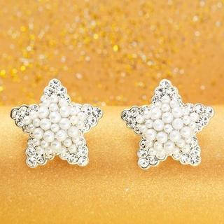 Trend Cool Jeweled Star Earrings