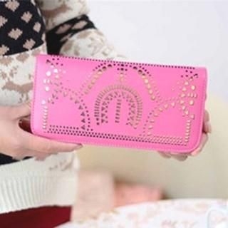 Ojun Perforated Long Wallet