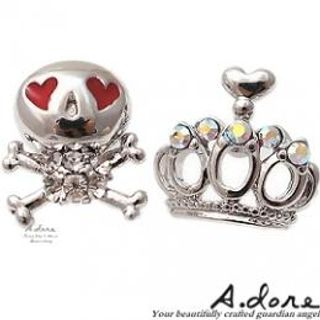 Skull & Crown Earrings