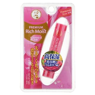 Rohto Mentholatum - Premium Rich Moist Lip Balm SPF 23 PA+++ Chardonnay Rose 3.3g