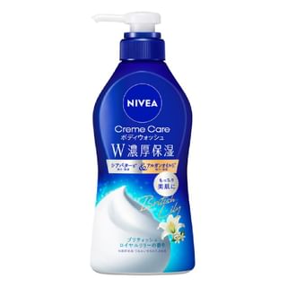 Nivea Japan - Cream Care Double Rich Moisture Body Wash British Royal Lily - 460Ml