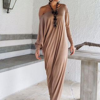 Flobo Dolman-Sleeve Maxi Dress