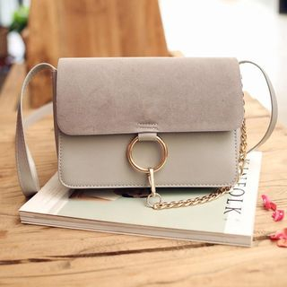 Youshine Faux Leather Shoulder Bag