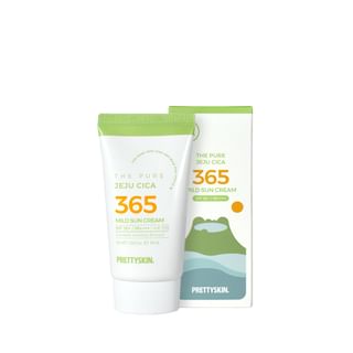 Pretty Skin - The Pure Jeju Cica Sun Cream - 2 Types 365 Mild