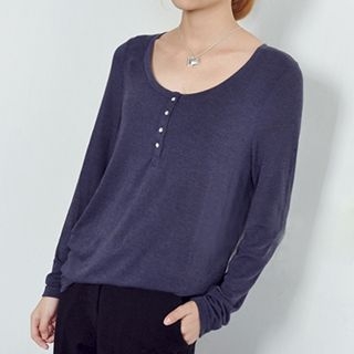 Pony's Tale Long-Sleeve Henley