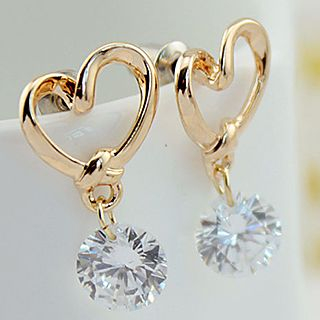 Ciroki Heart Drop Earrings