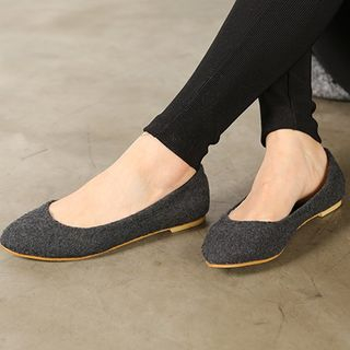 VIVIER Faux-Fur Lined Flats