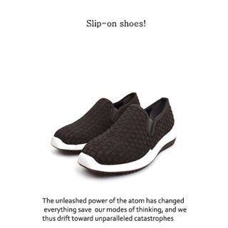 Ohkkage Faux-Leather Slip-Ons