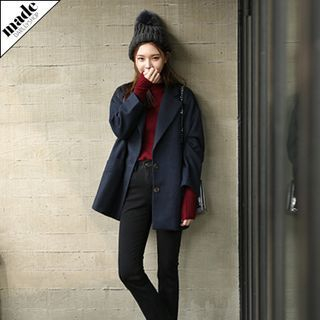 Seoul Fashion Single-Breasted Loose-Fit Jacket