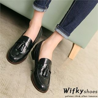 Wifky Tasseled Patent Loafers