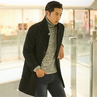 STYLEMAN Single-Breasted Quilted Coat