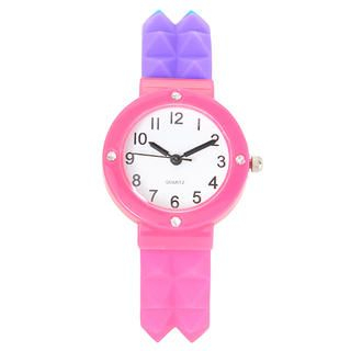 Collezio Plastic Case With Silicone Band Watch Multi Color - One Size