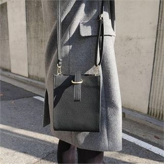 LIPHOP Faux-Leather Shoulder Bag