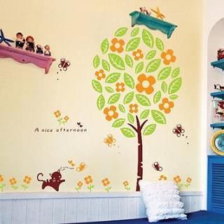LESIGN Flower & Tree Wall Sticker