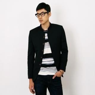 Mandarin-Collar Jacket